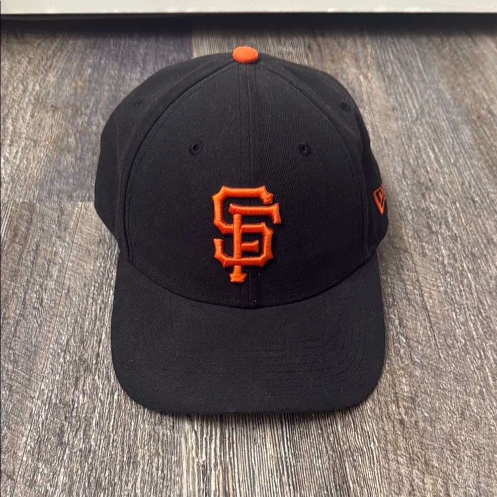 New Era Black and Orange Giants Hat